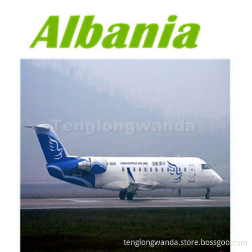 Cheap Air Shipping service to Tirana Tia of Albania from Shenzhen Shanghai